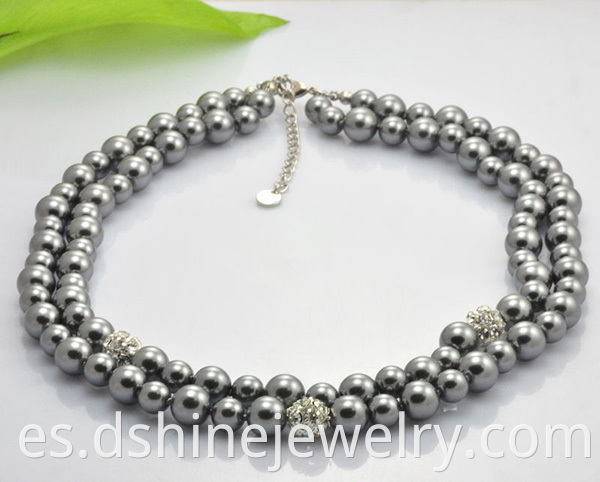 Shamballa Beads Necklace